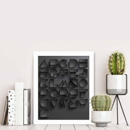 Wallity Cuadro Decorativo Enmarcado Multicolor BCT-009